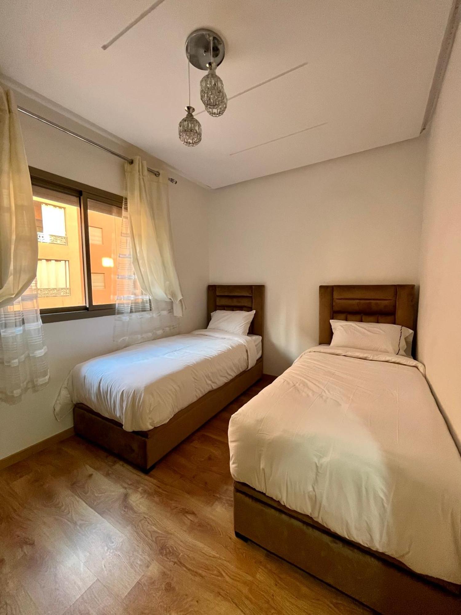 Bel Appartement A Marrakech En Residence Avec Piscine - Fibre & Netflix Marrakesh Bagian luar foto